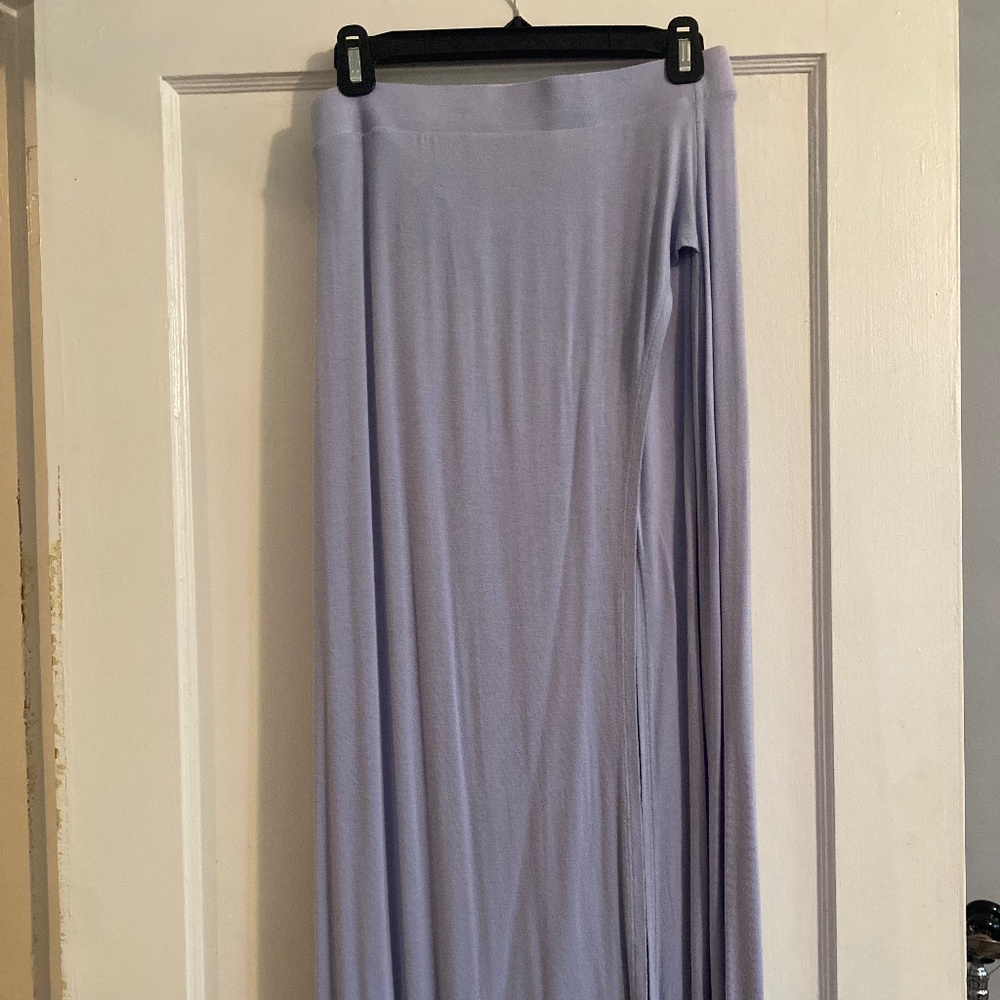 Periwinkle blue maxi skirt